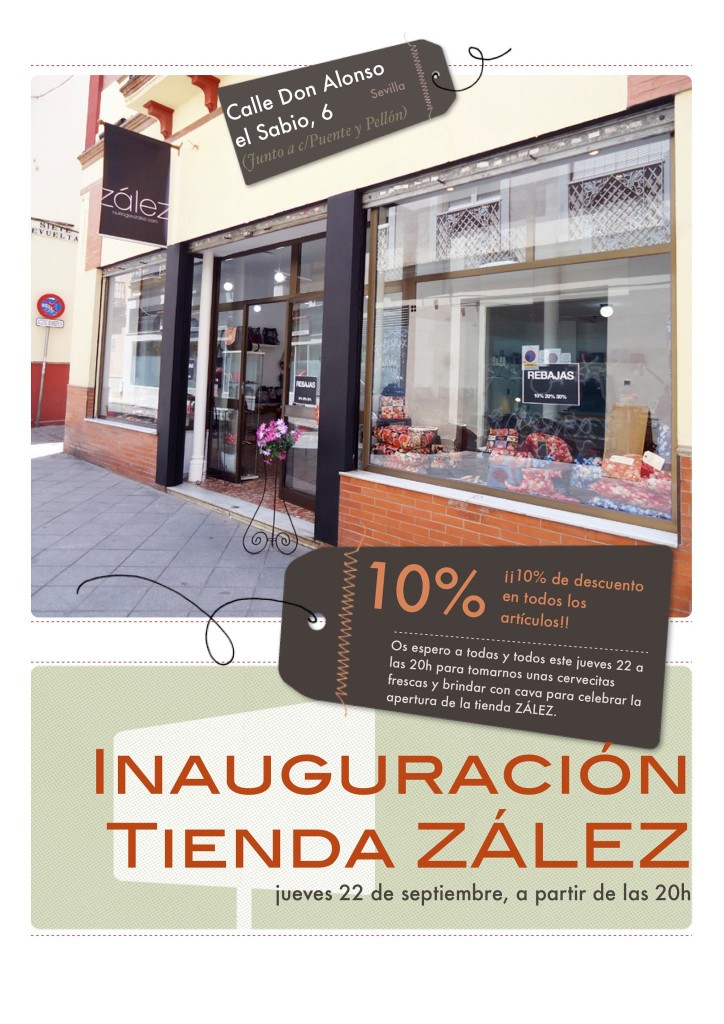 Inauguración tienda ZÁLEZ